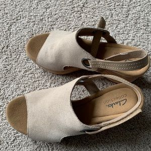 Clarks women’s wedges